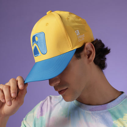 Motion Blue & Yellow Skyfit Baseball Cap