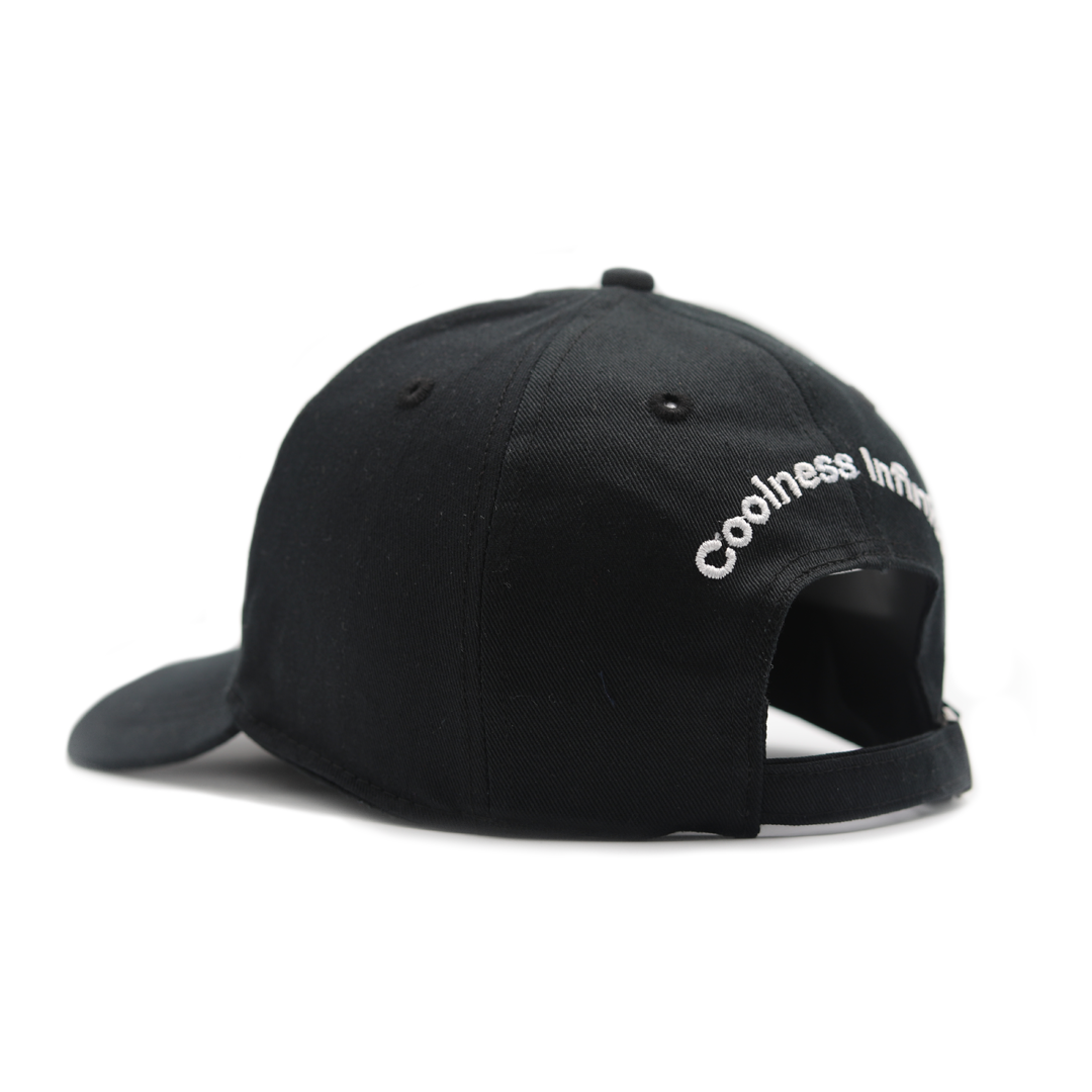 Cotton Comfort Black Baseball Cap