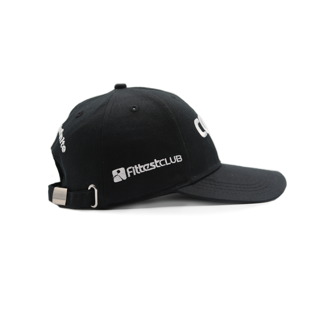 Cotton Comfort Black Baseball Cap