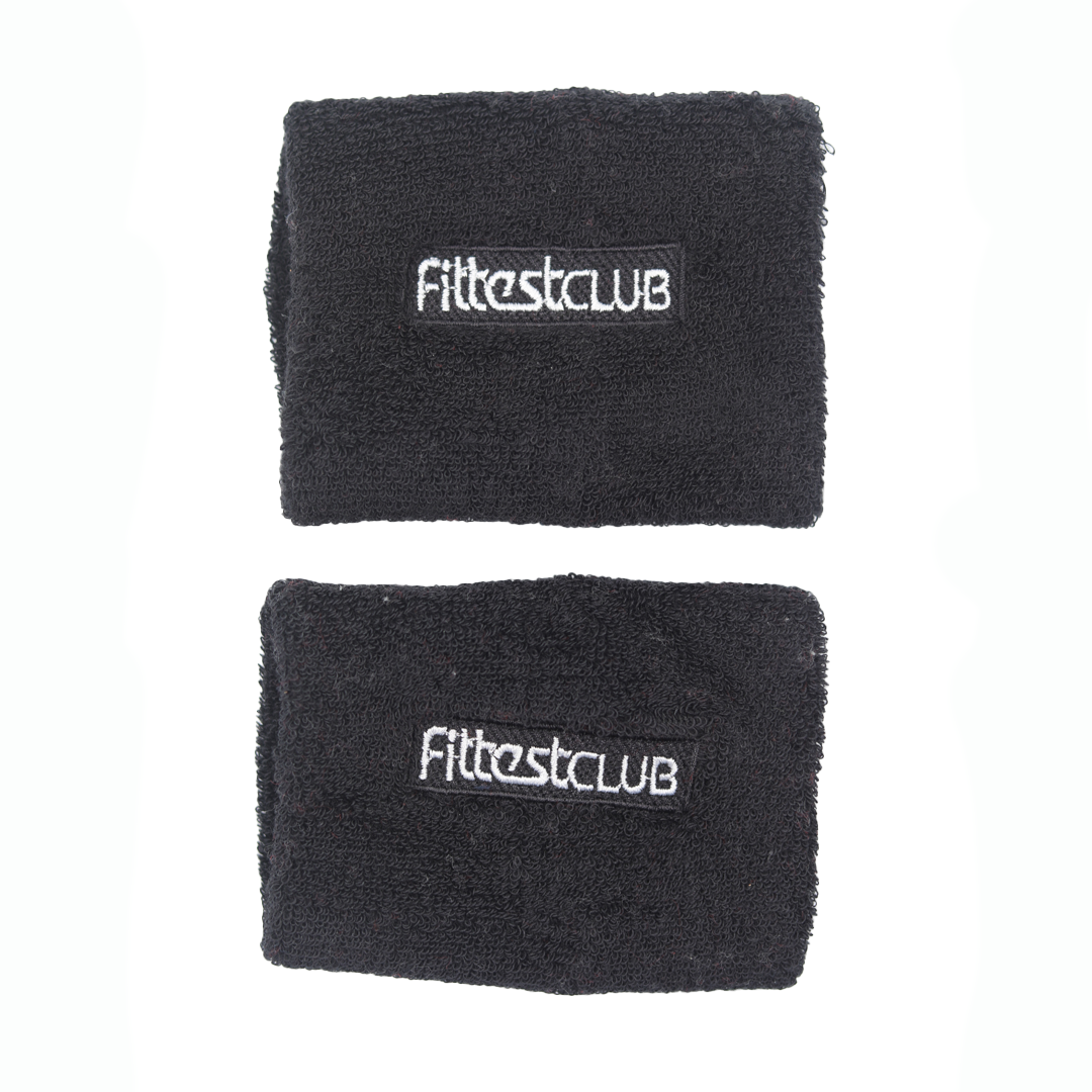 Fittest Club Wrist Sweatband (2 pieces pack)