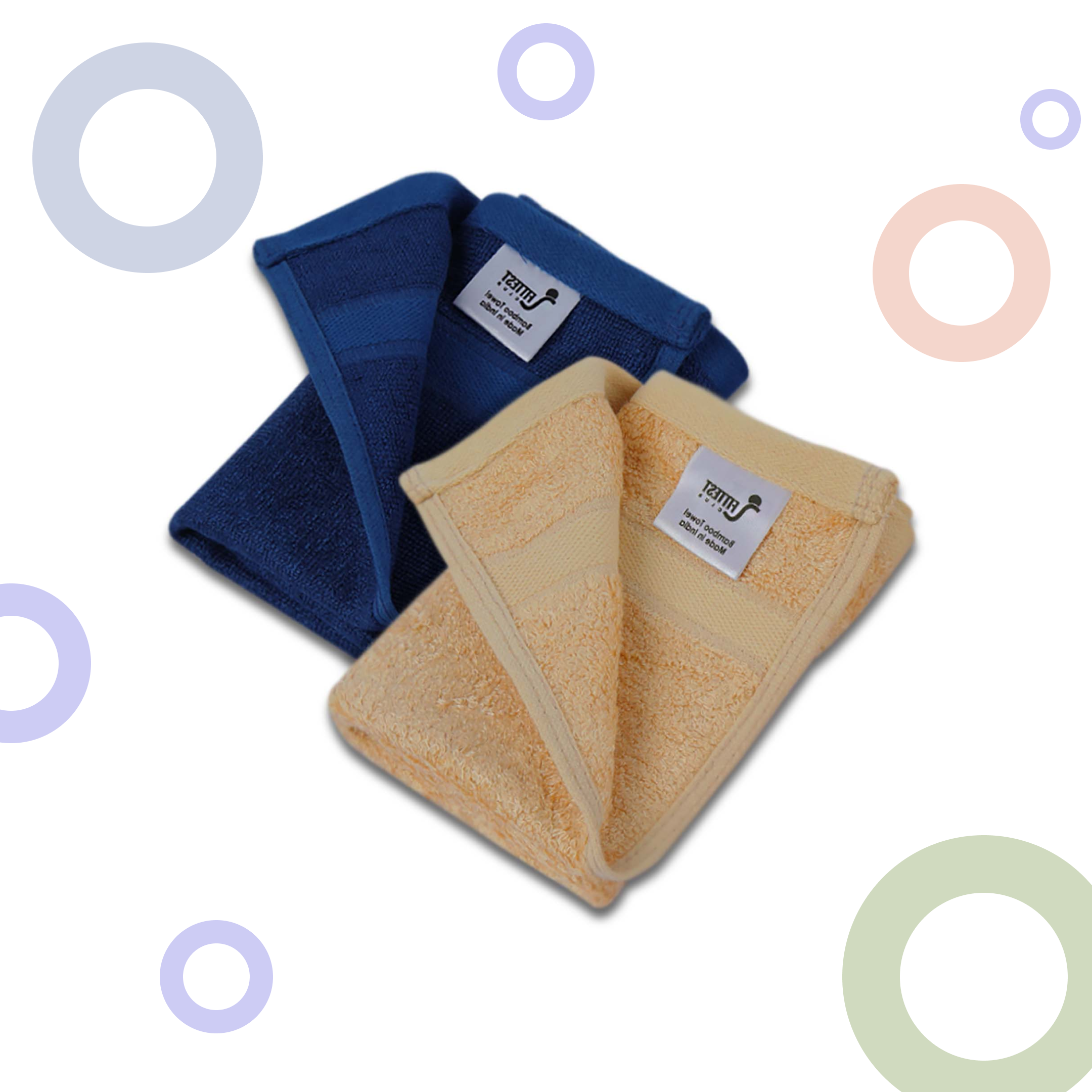 Bamboo Face Towels (pack of 2)