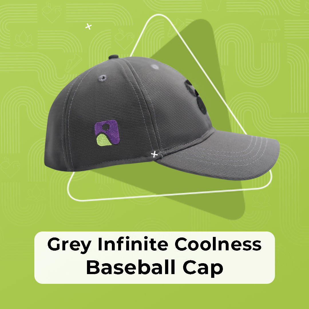 Grey Infinite Coolness Baseball Cap