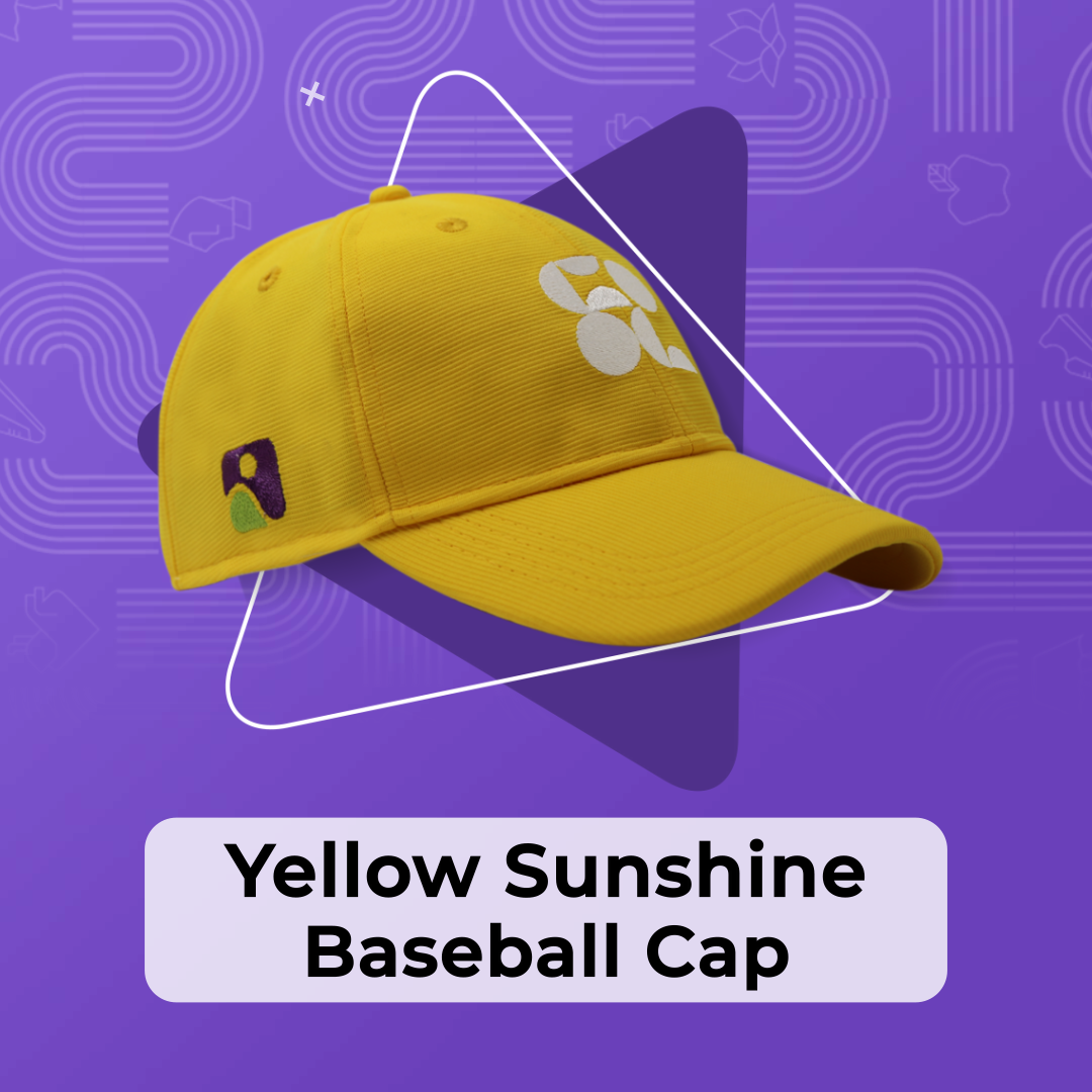 Yellow Sunshine Cool Baseball Cap