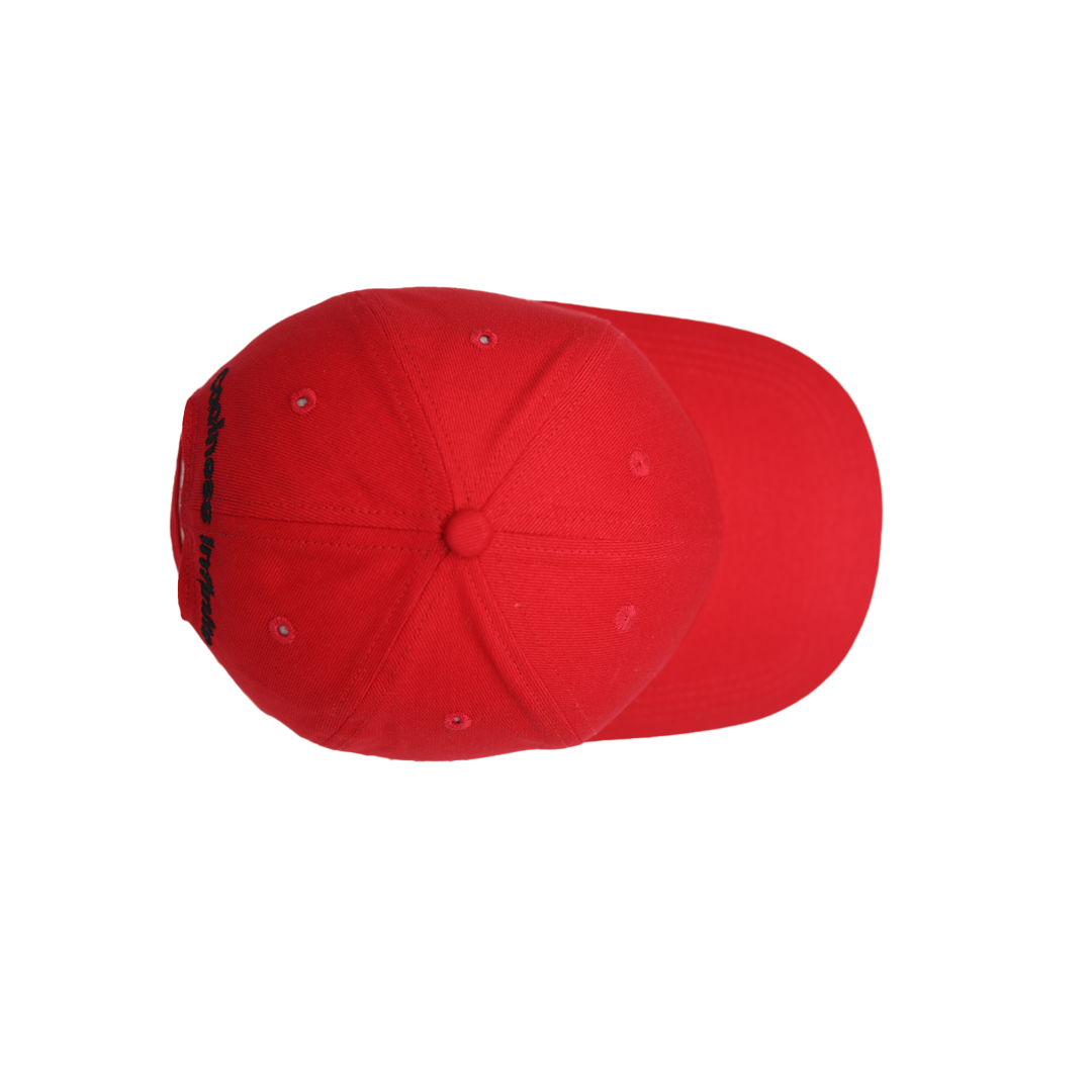 Red Flame Cotton Baseball Cap