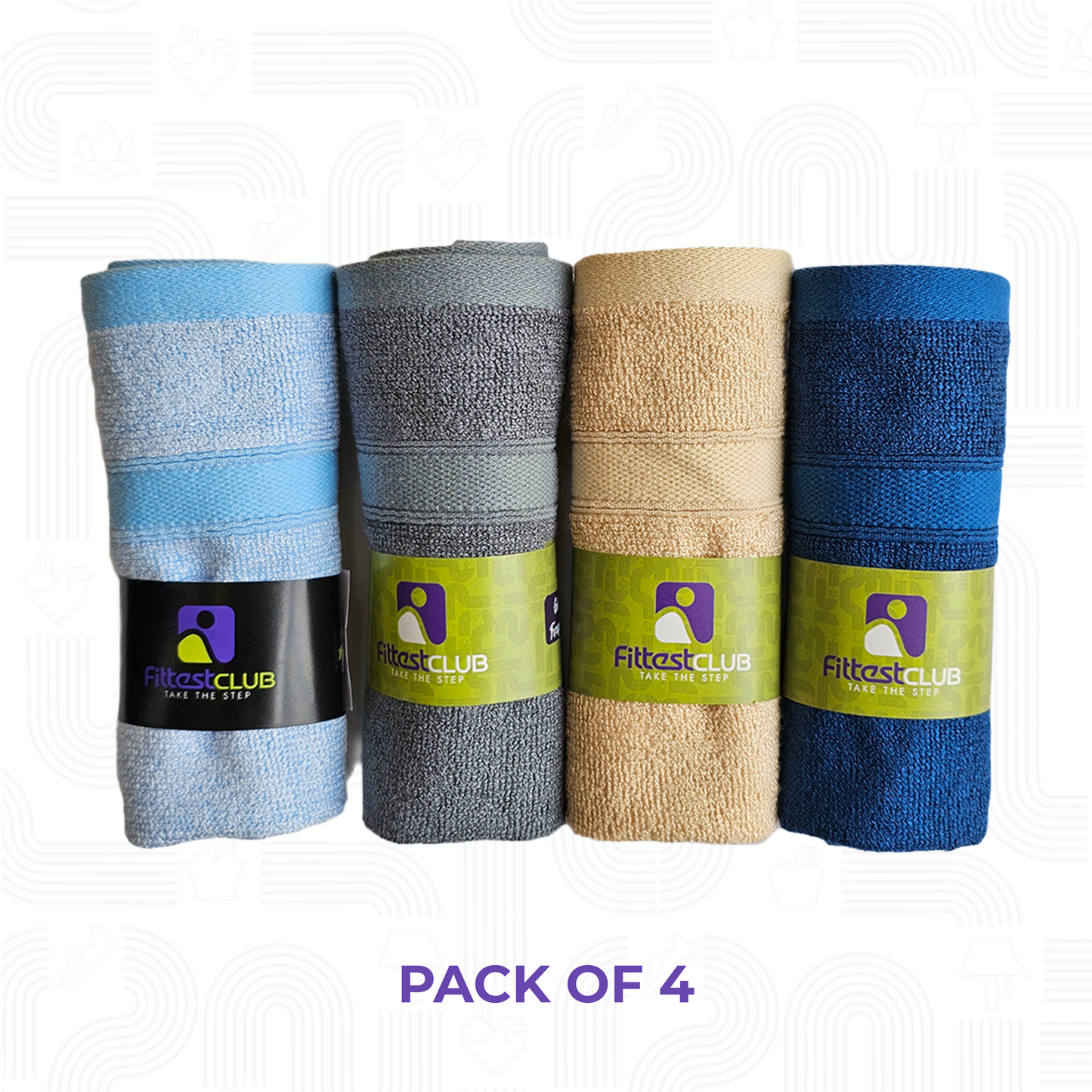 Bamboo Face Towels (Pack of 4 pieces)