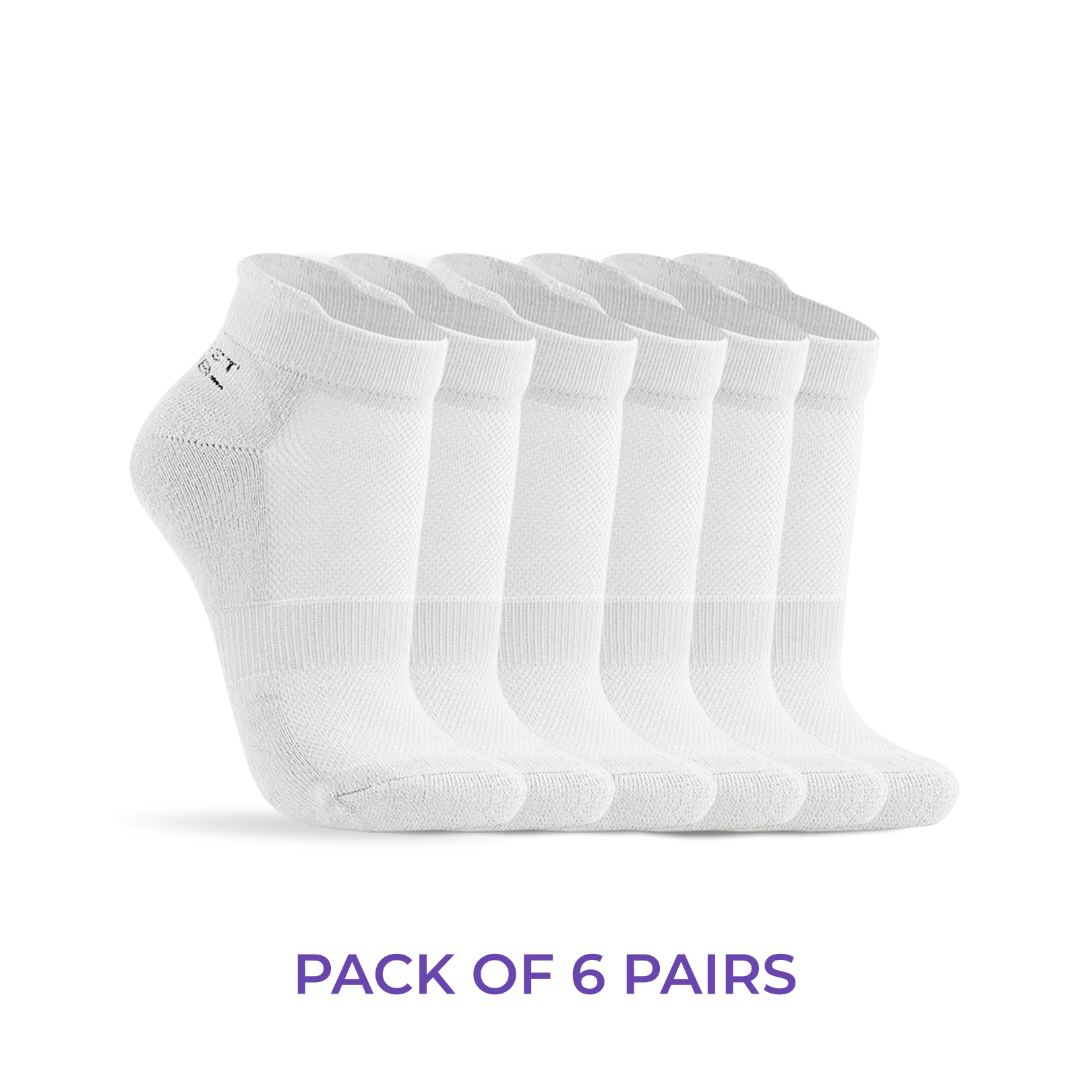 6 pairs of Bamboo Ankle Socks