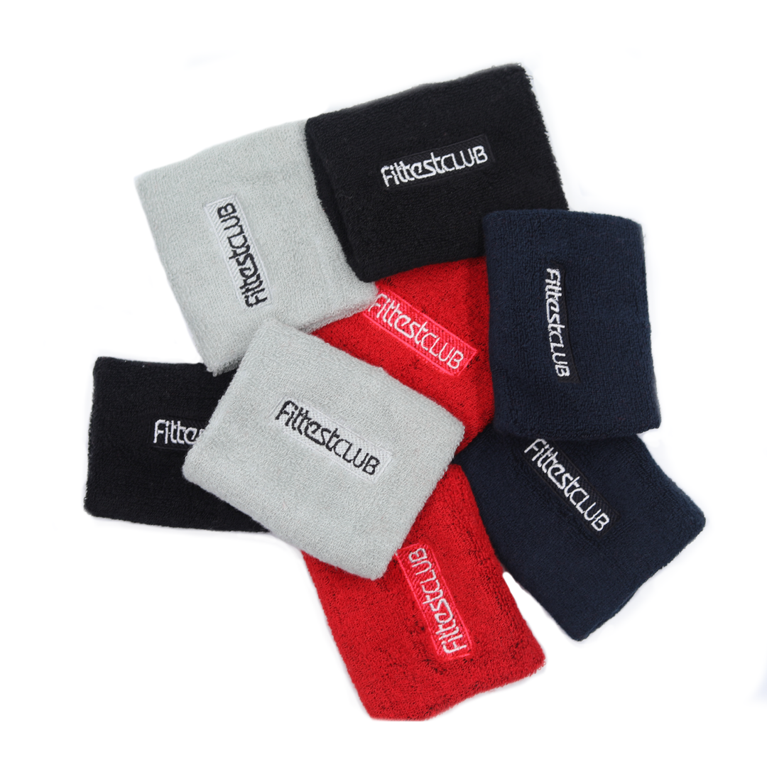 Fittest Club Wrist Sweatband (pack of 4 pieces)