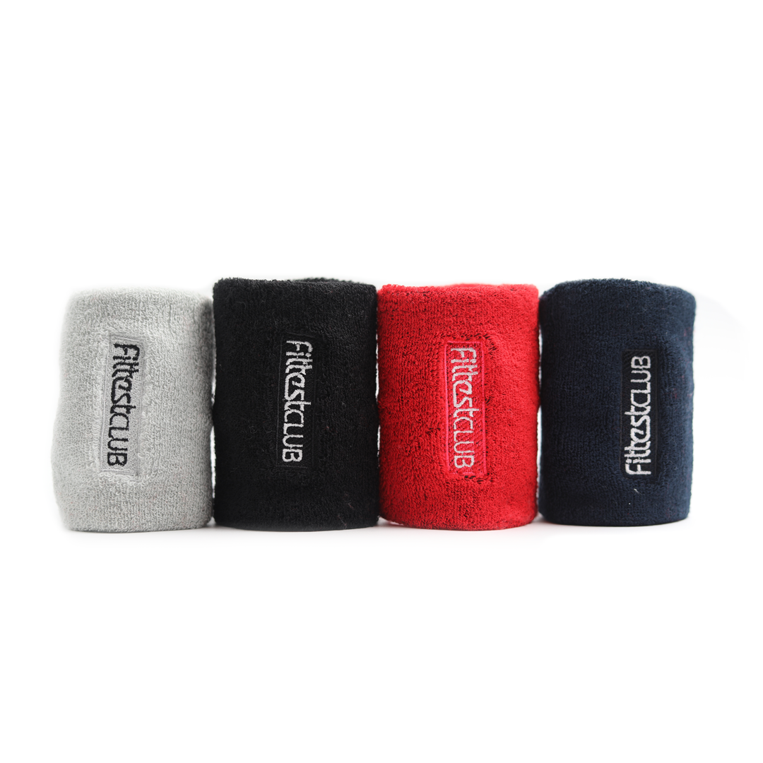 Fittest Club Wrist Sweatband (pack of 4 pieces)