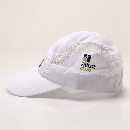 FittestClub White Skyfit Horizontal Trucker Cap