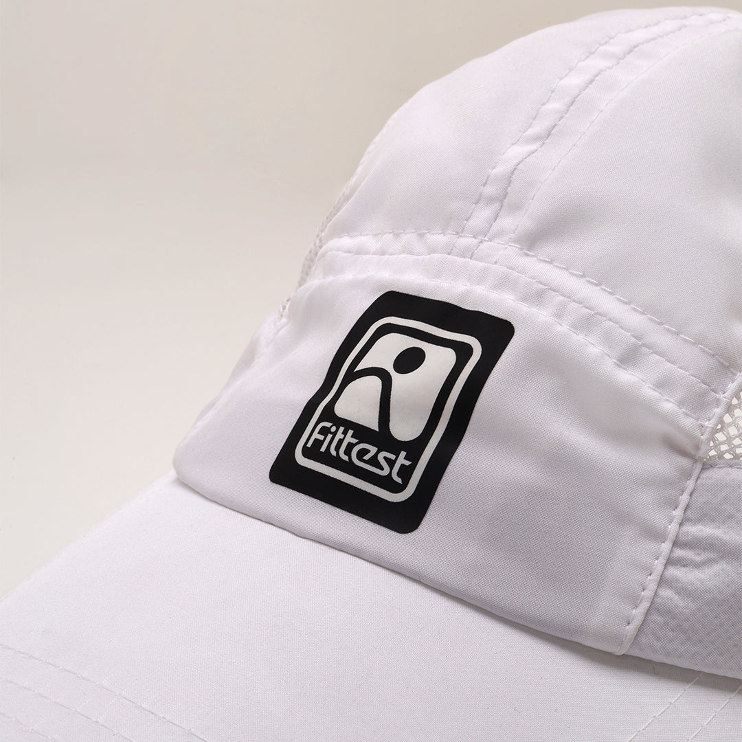 FittestClub White Skyfit Horizontal Trucker Cap