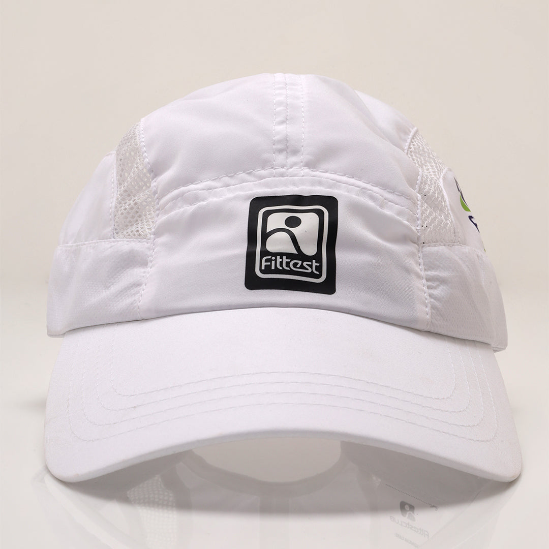 FittestClub White Skyfit Horizontal Trucker Cap