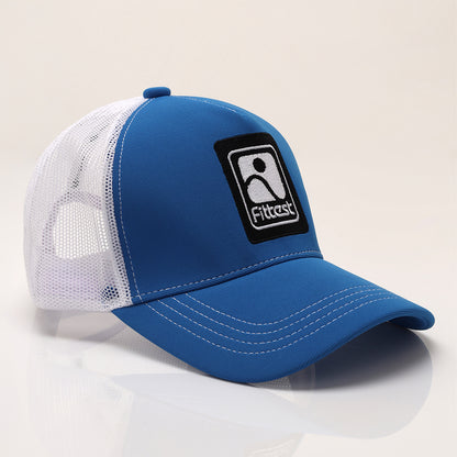 FittestClub Indian Blue & White Mesh AirFit Trucker Cap