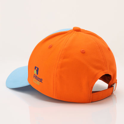 Fittest Sky Blue Orange Earthfit Baseball Cap