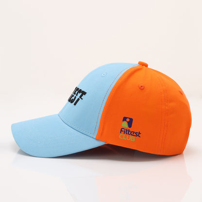 Fittest Sky Blue Orange Earthfit Baseball Cap