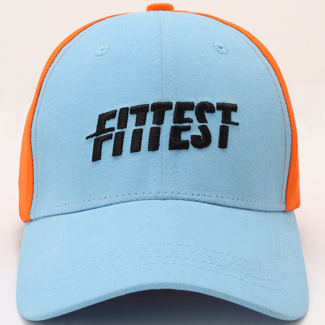 Fittest Sky Blue Orange Earthfit Baseball Cap