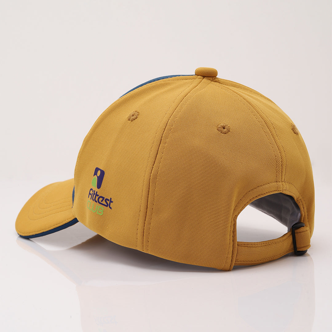 FittestClub Lemon Yellow Indian Blue AirFit Baseball Cap