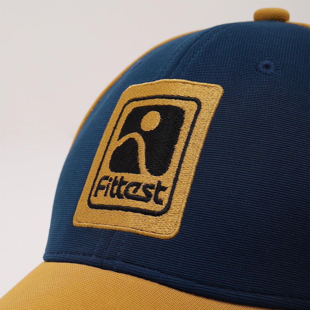 FittestClub Lemon Yellow Indian Blue AirFit Baseball Cap