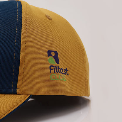 FittestClub Lemon Yellow Indian Blue AirFit Baseball Cap