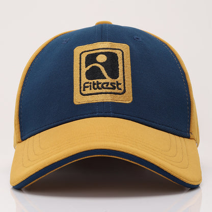 FittestClub Lemon Yellow Indian Blue AirFit Baseball Cap