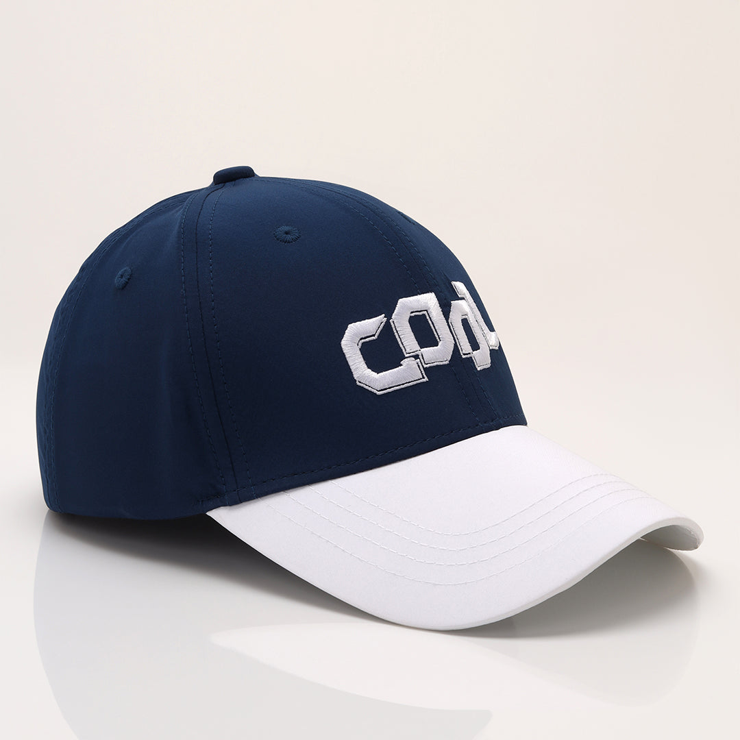 Cool White Teal Blue Skyfit Baseball Cap